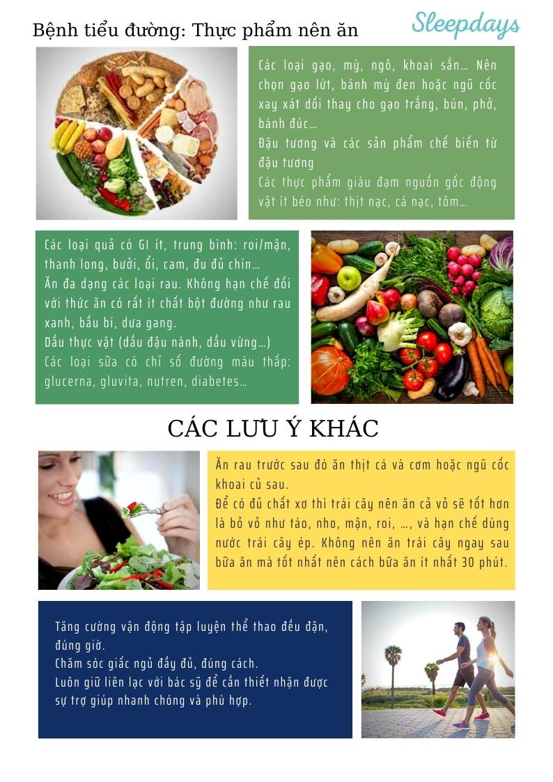Các lưu ý về dinh dưỡng