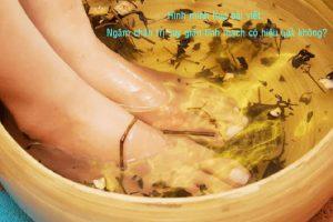 Ngâm chân trị suy giãn tĩnh mạch có hiệu quả không?