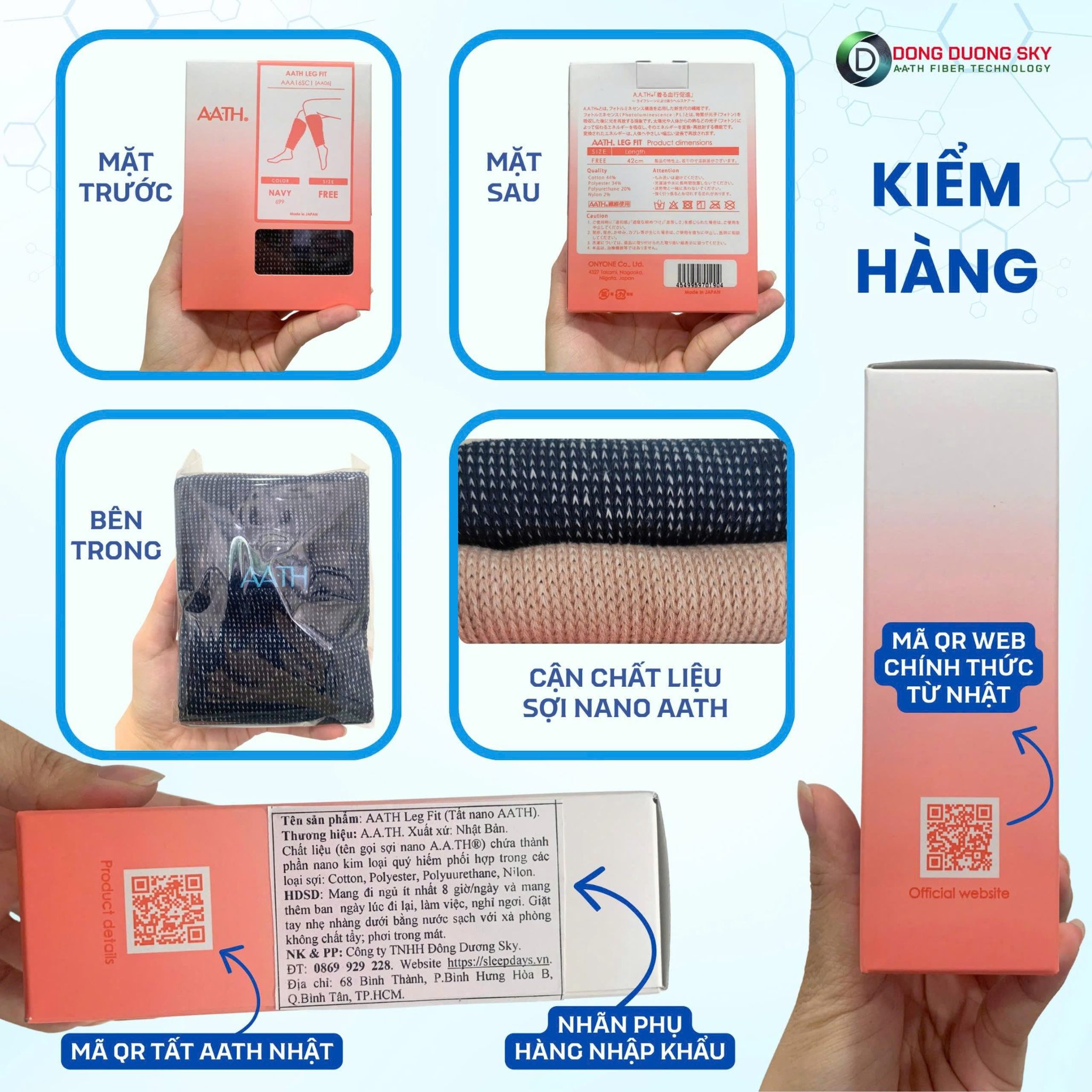 Bao bì Tất nano AATH Nhật Bản