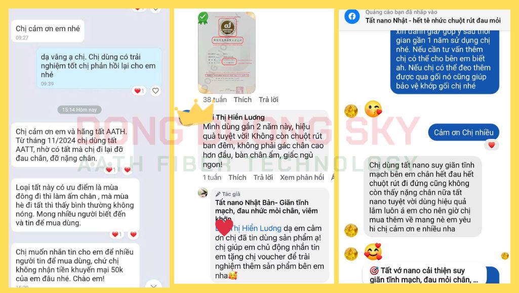 Tất nano aath hỗ trợ người thường xuyên bị lạnh chân, khó chịu do chuột rút về đêm